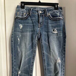Miss Me Capri Irene Denim Jeans size 28